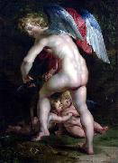 Peter Paul Rubens Cupid (Eros) Carves the Bow oil